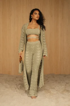 Moss Lost At Sea Crochet Duster