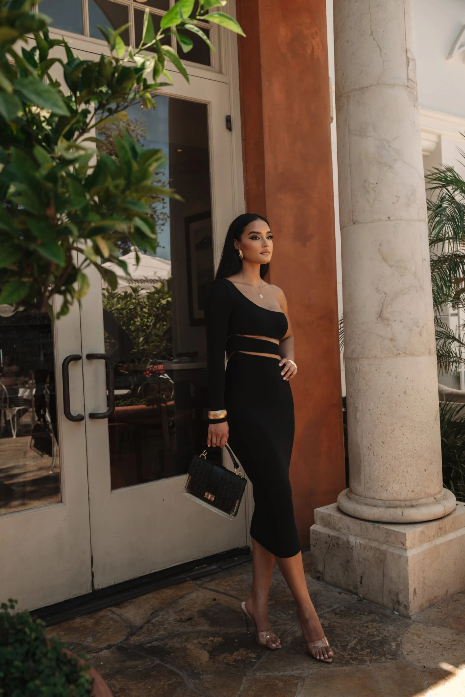 Noir Chase The Night One Shoulder Dress - Image 10