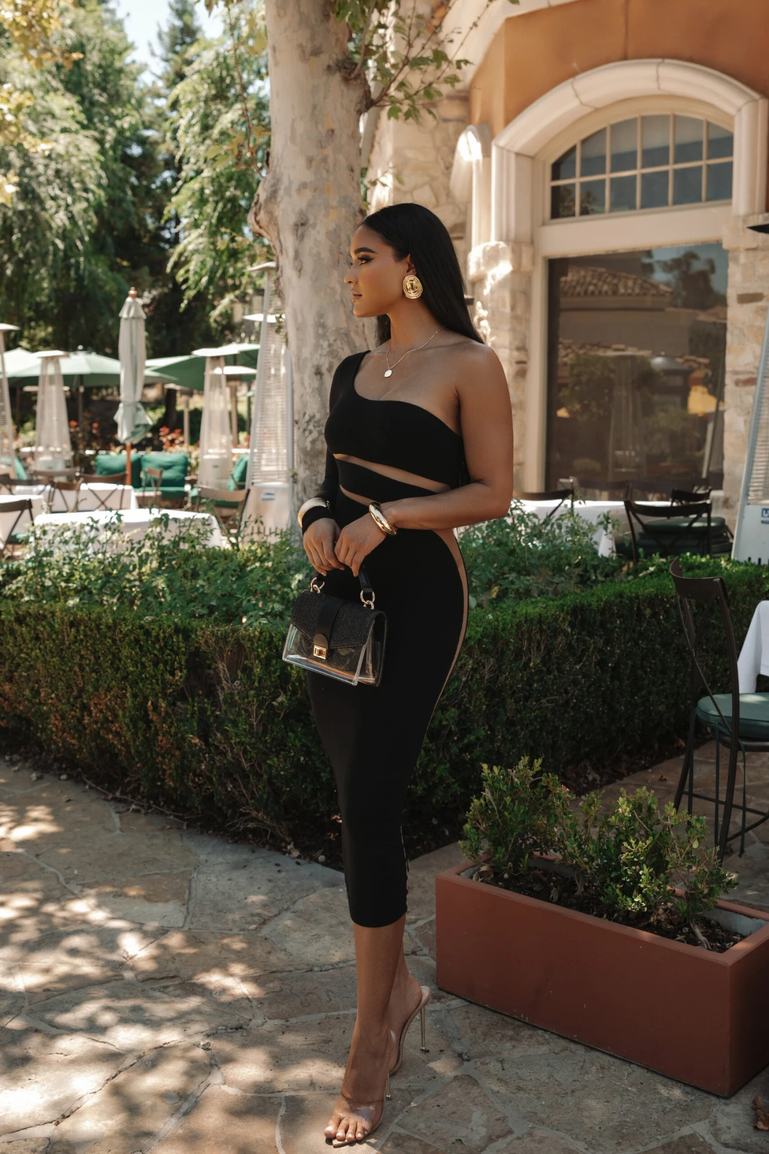 Noir Chase The Night One Shoulder Dress - Image 12