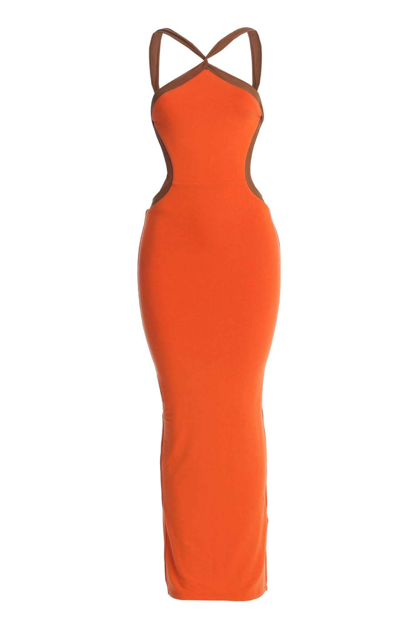 Orange Nights In Milan Maxi Dress - Image 2