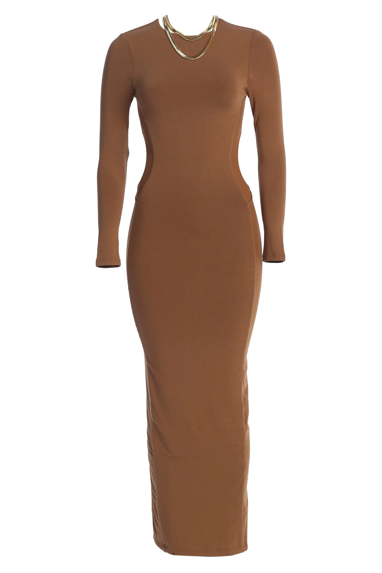 Pecan Break Away Maxi Dress - Image 2