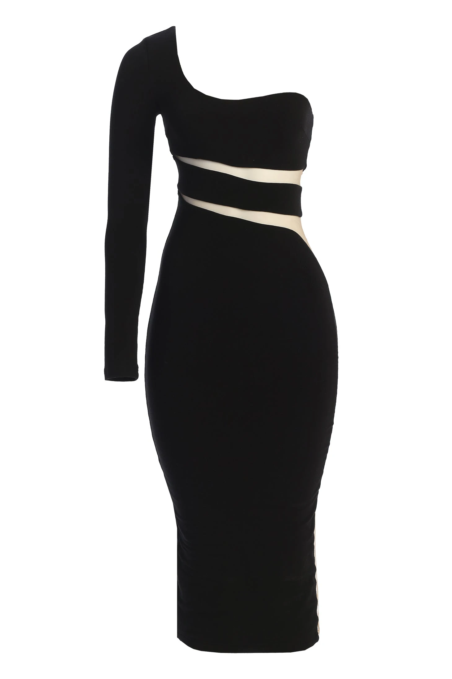 Noir Chase The Night One Shoulder Dress - Image 3