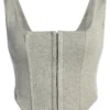 Grey More Than Friends Corset