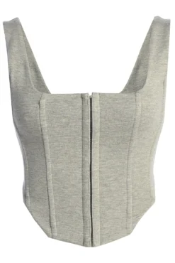 Grey More Than Friends Corset