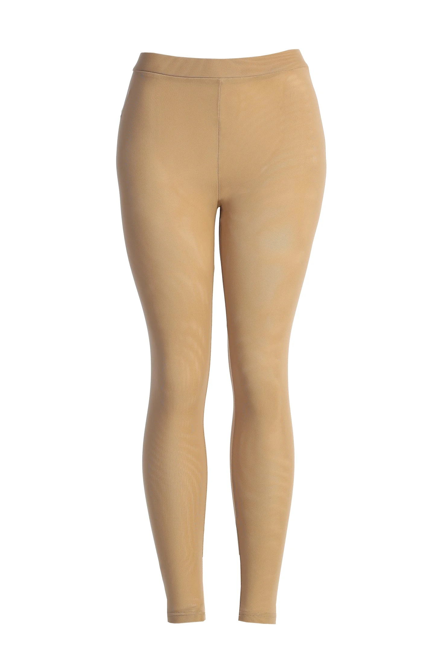 Beige Nina Mesh Pants - Image 2