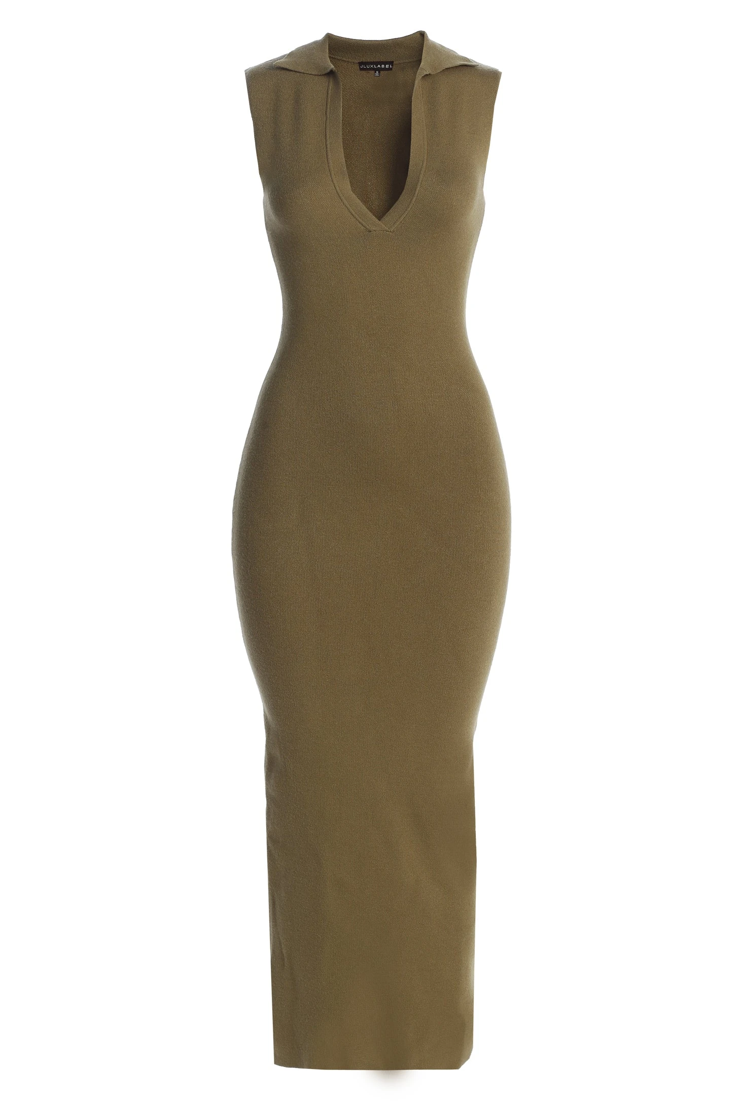 Olive Never Better Midi Dress - Image 3