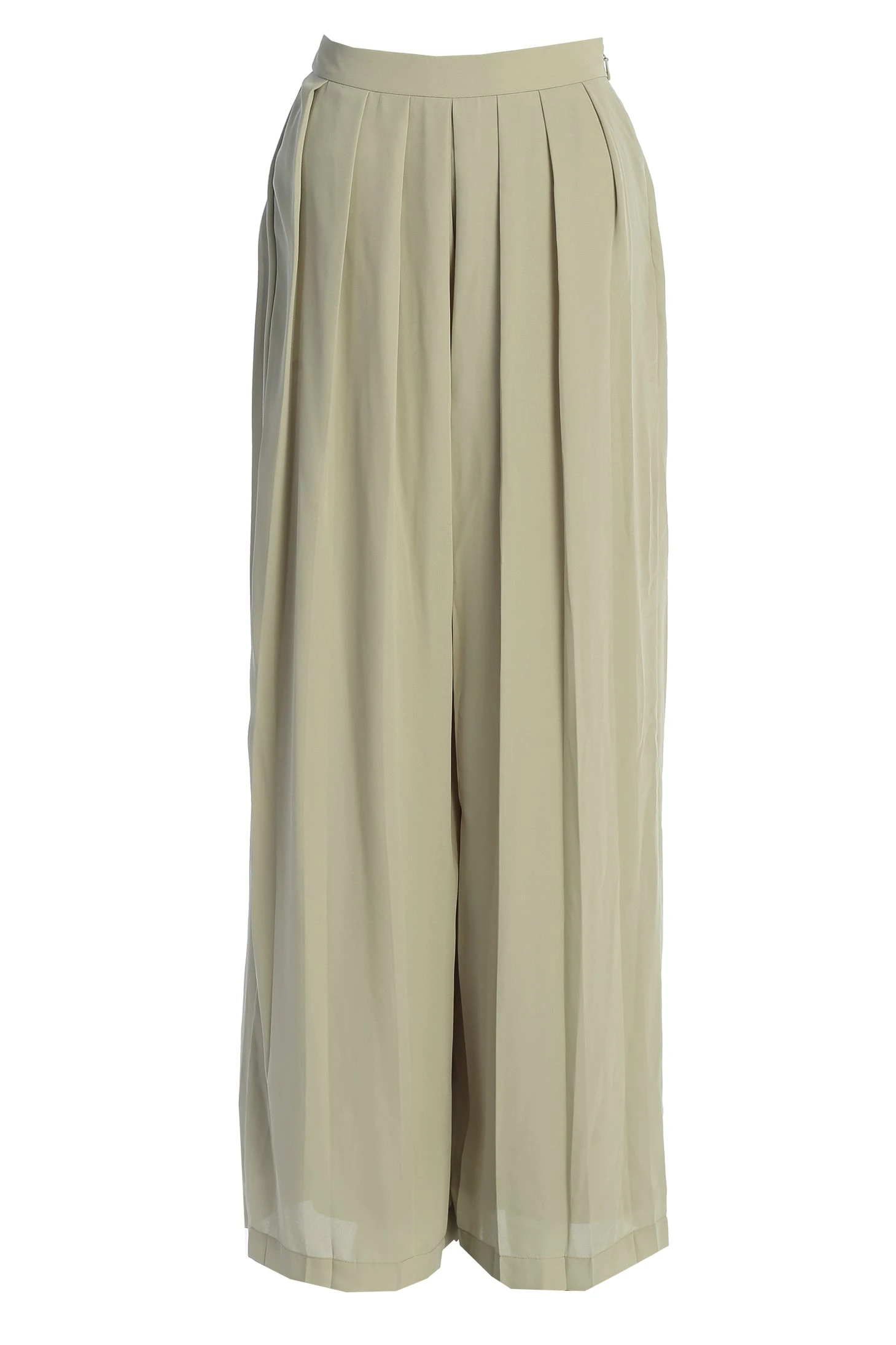 Sage Josette Wide-Leg Pleated Pants - Image 3