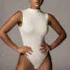 Jluxbasix Ivory Ciela High Neck Bodysuit