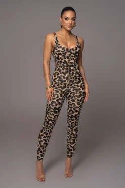 Leopard Wild Ones Tank Jumpsuit