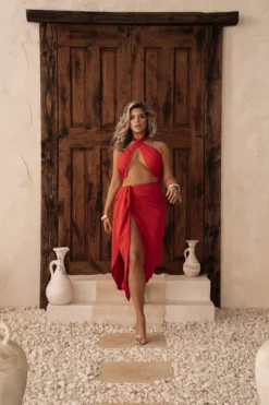 Red Sahara Dress