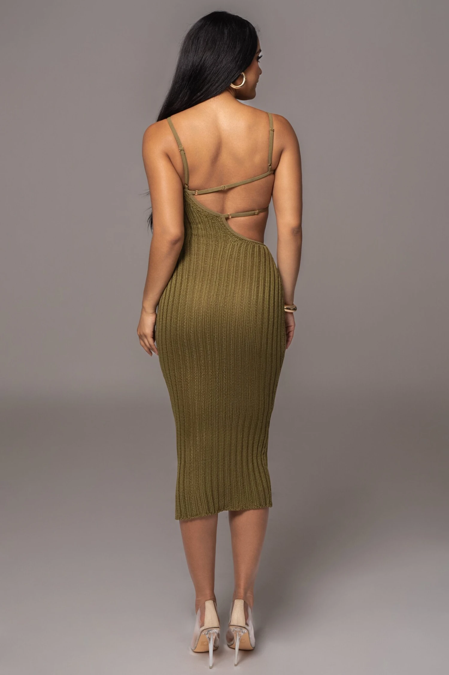 Olive Coastal Escape Dress - Image 2