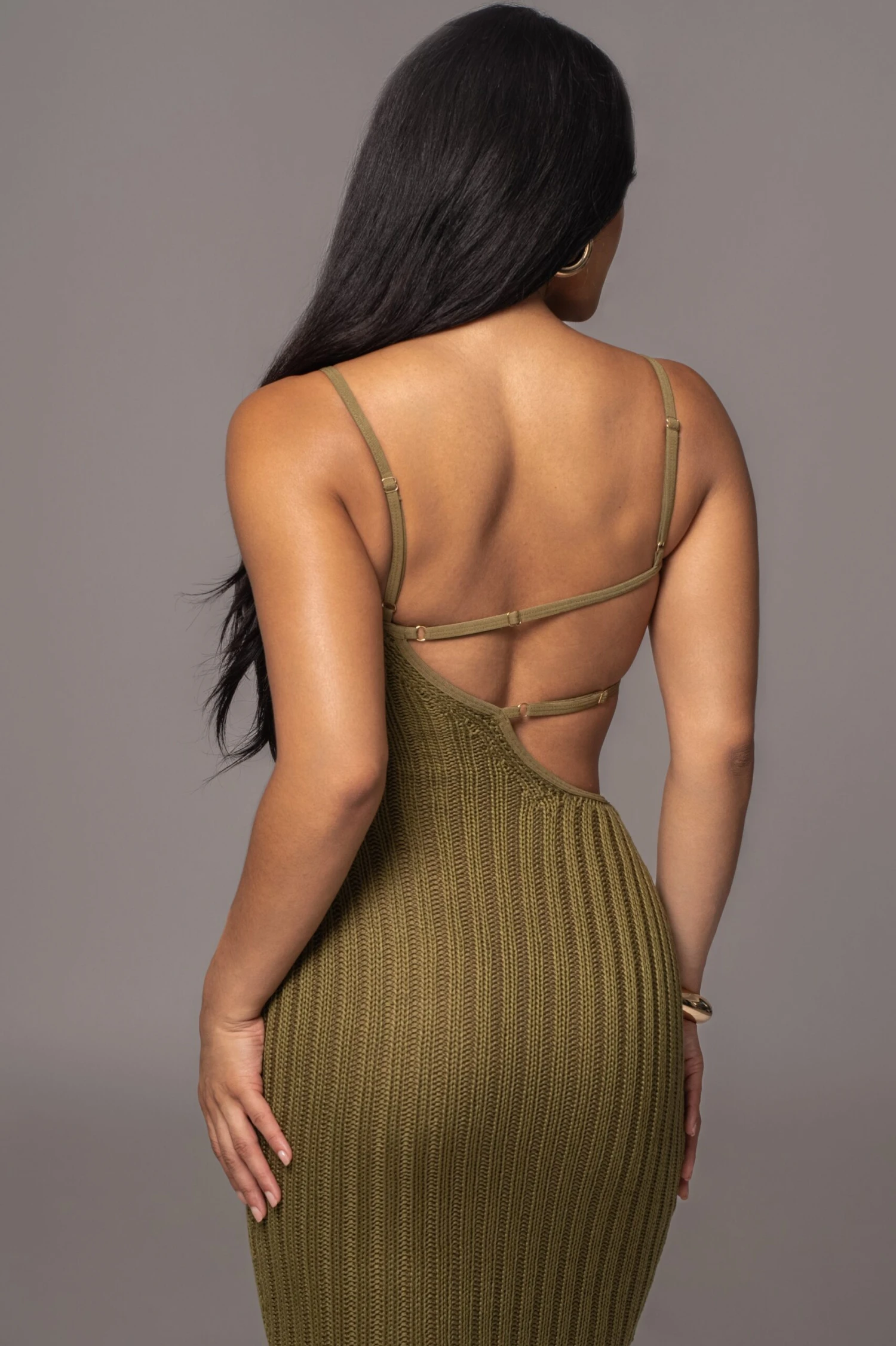 Olive Coastal Escape Dress - Image 12