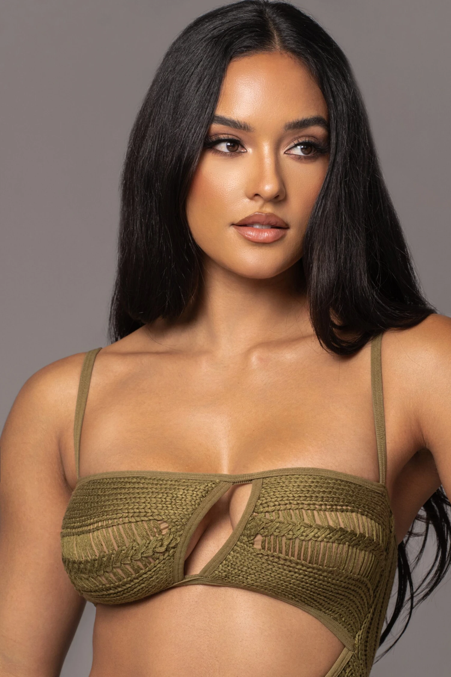 Olive Coastal Escape Dress - Image 6