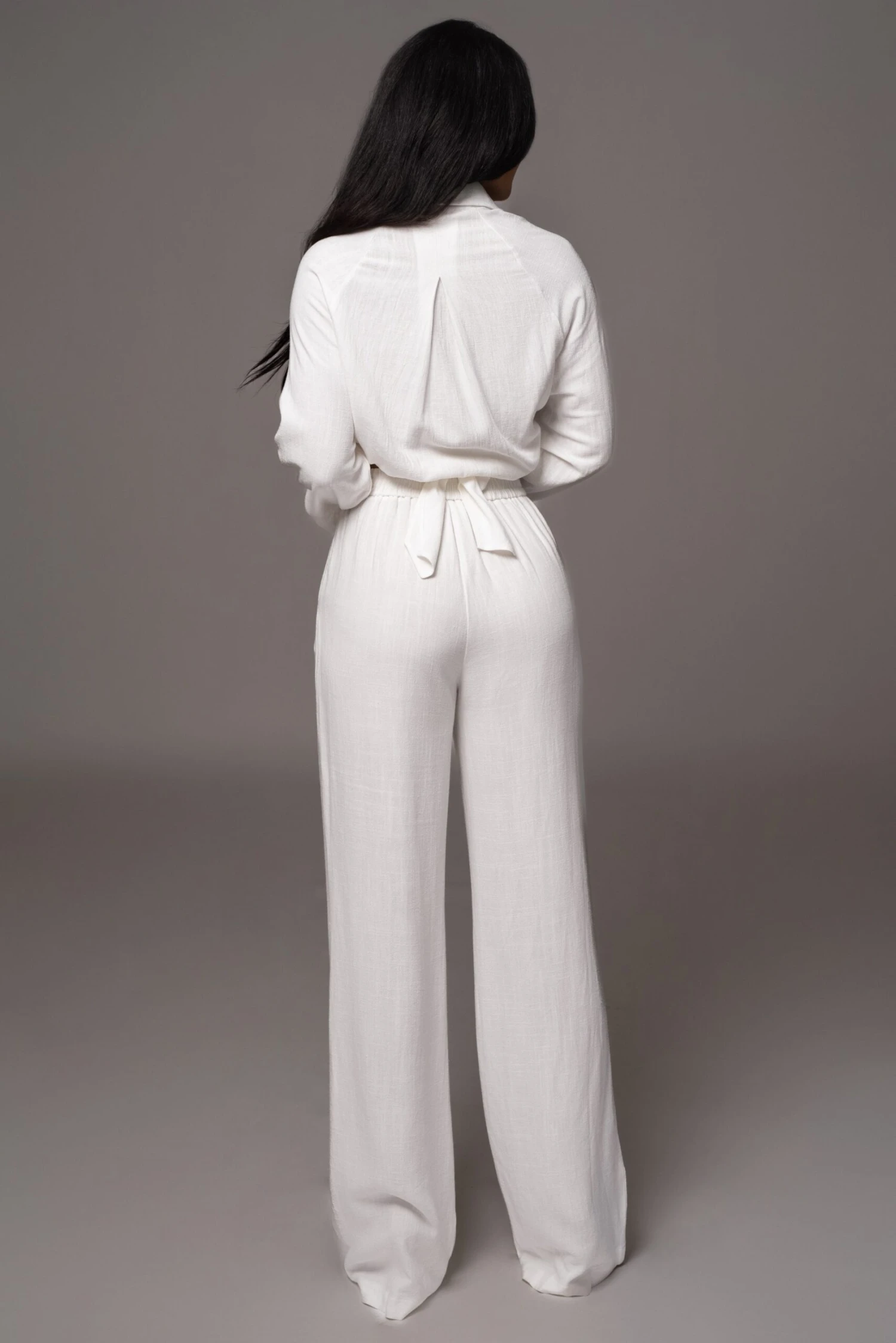 Ivory Thea Linen Pants - Image 10