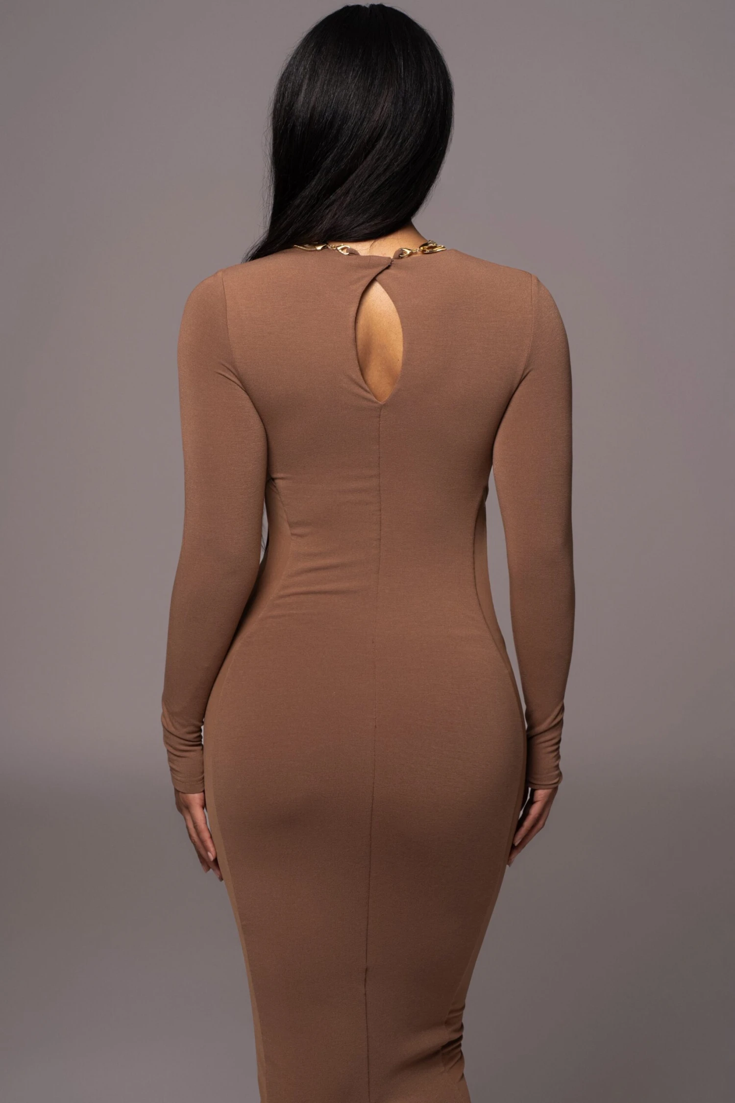 Pecan Break Away Maxi Dress - Image 11