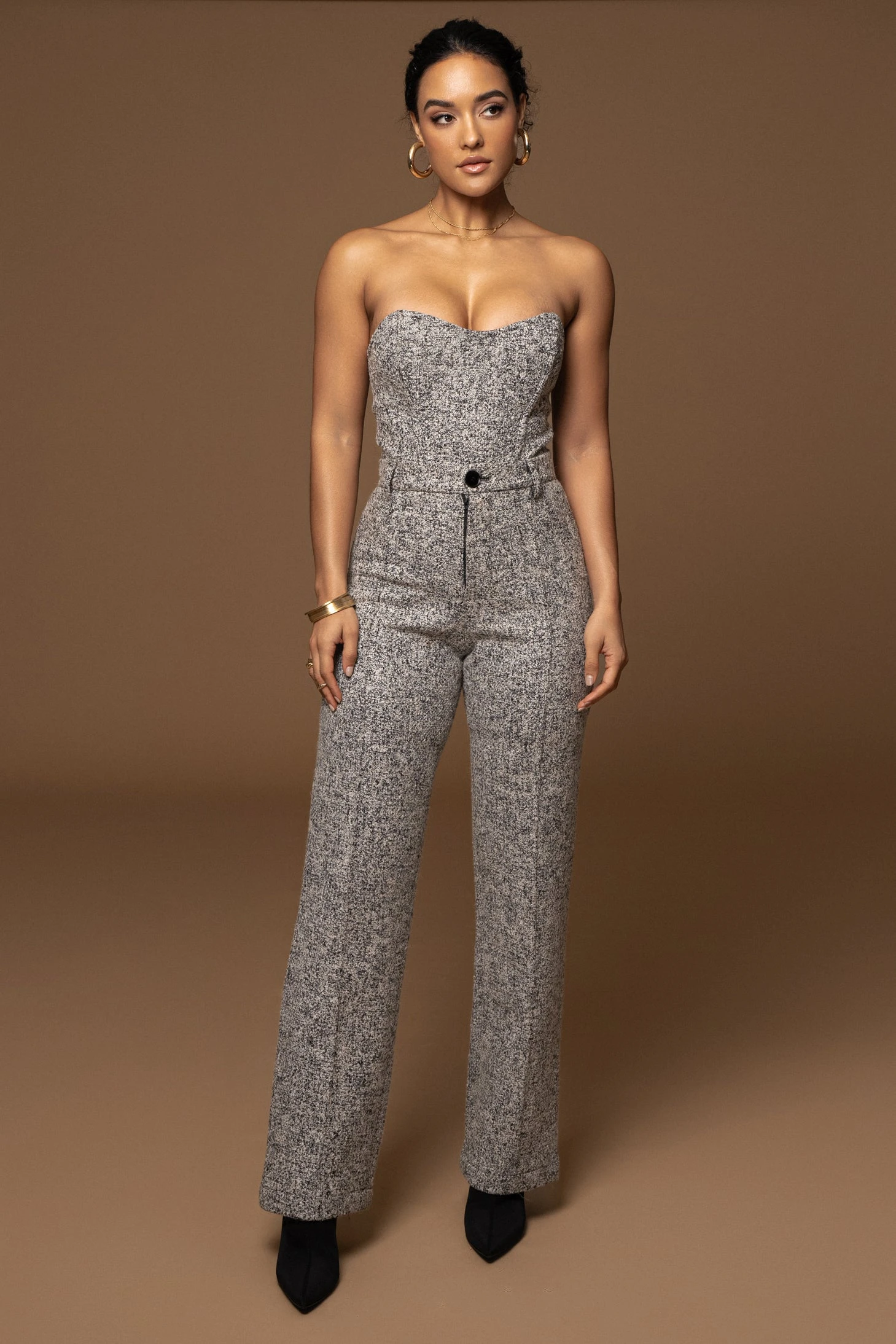 Lt. Grey Stay Sharp Tweed Trouser - Image 7