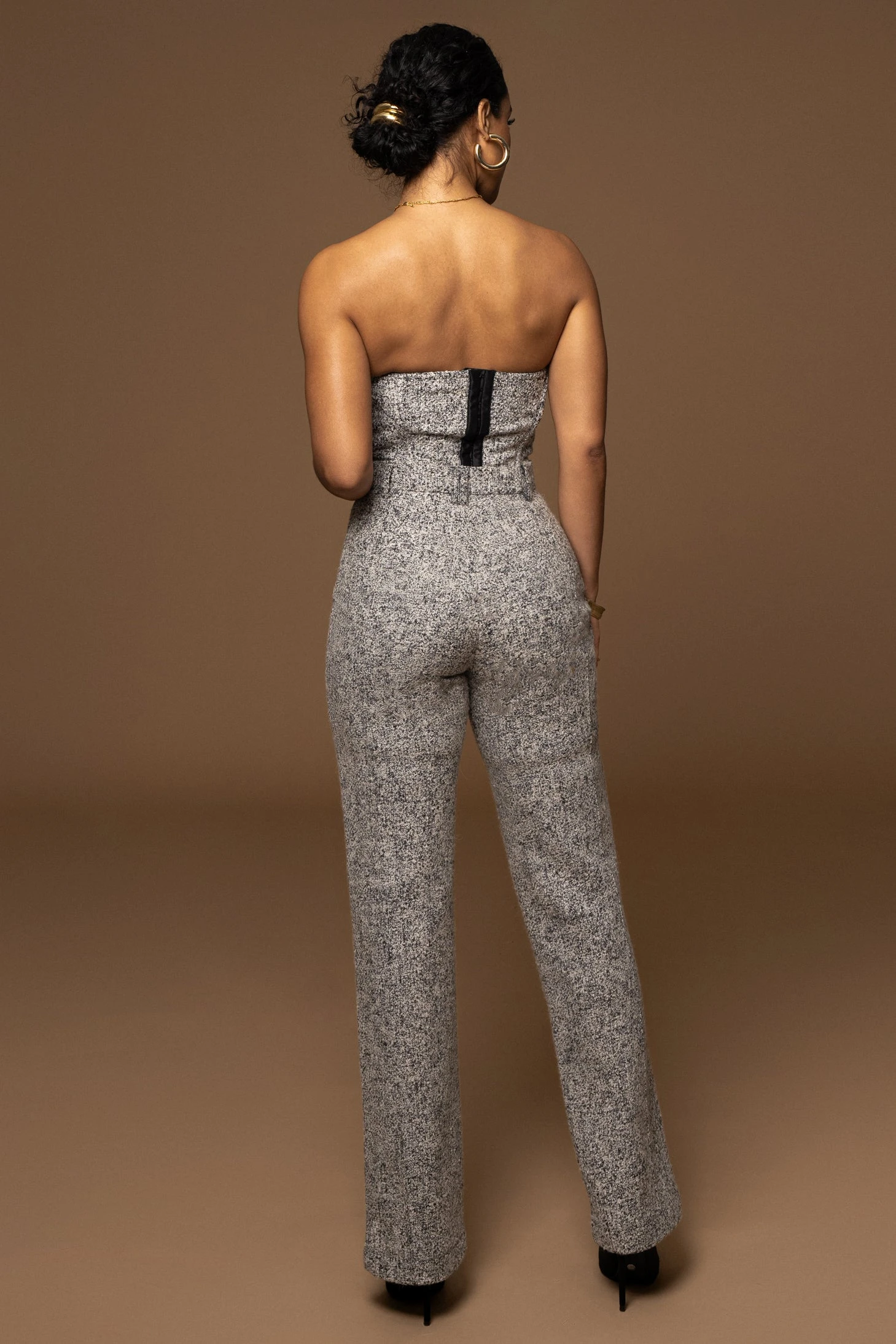 Lt. Grey Stay Sharp Tweed Trouser - Image 17