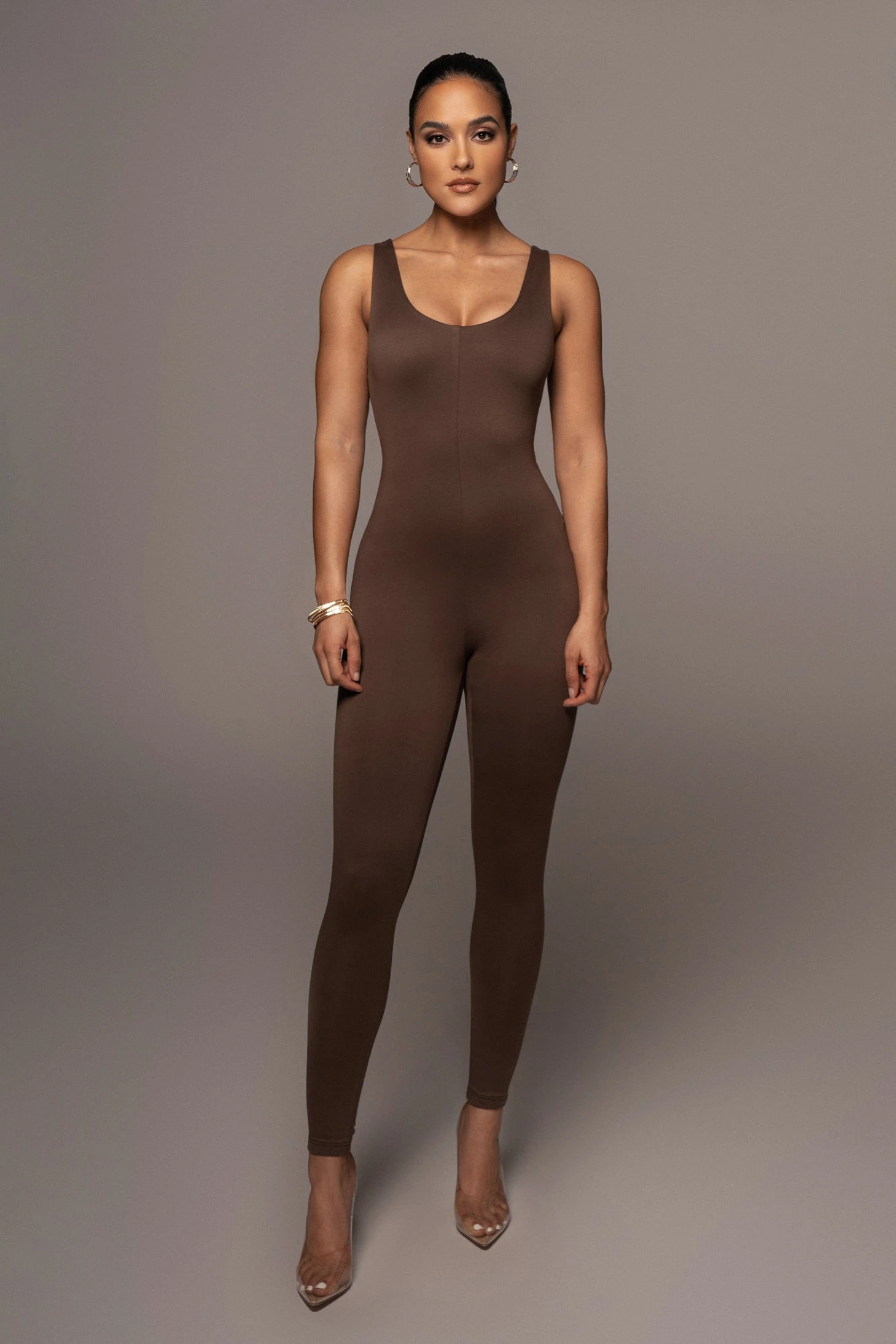 Chocolate Alo Double Layer Jumpsuit - Image 2