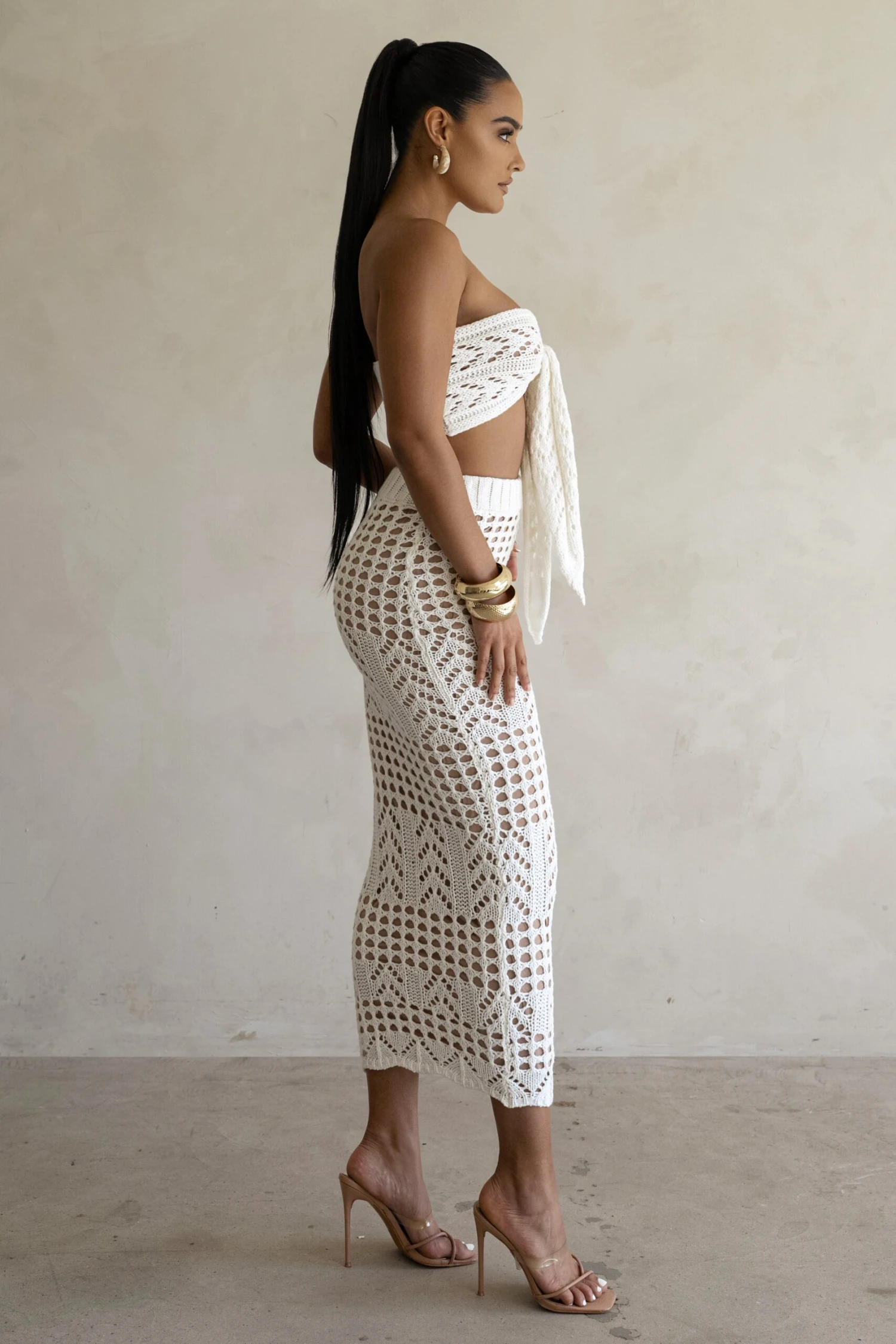 Ivory Caribbean Skies Skirt Set - Image 9
