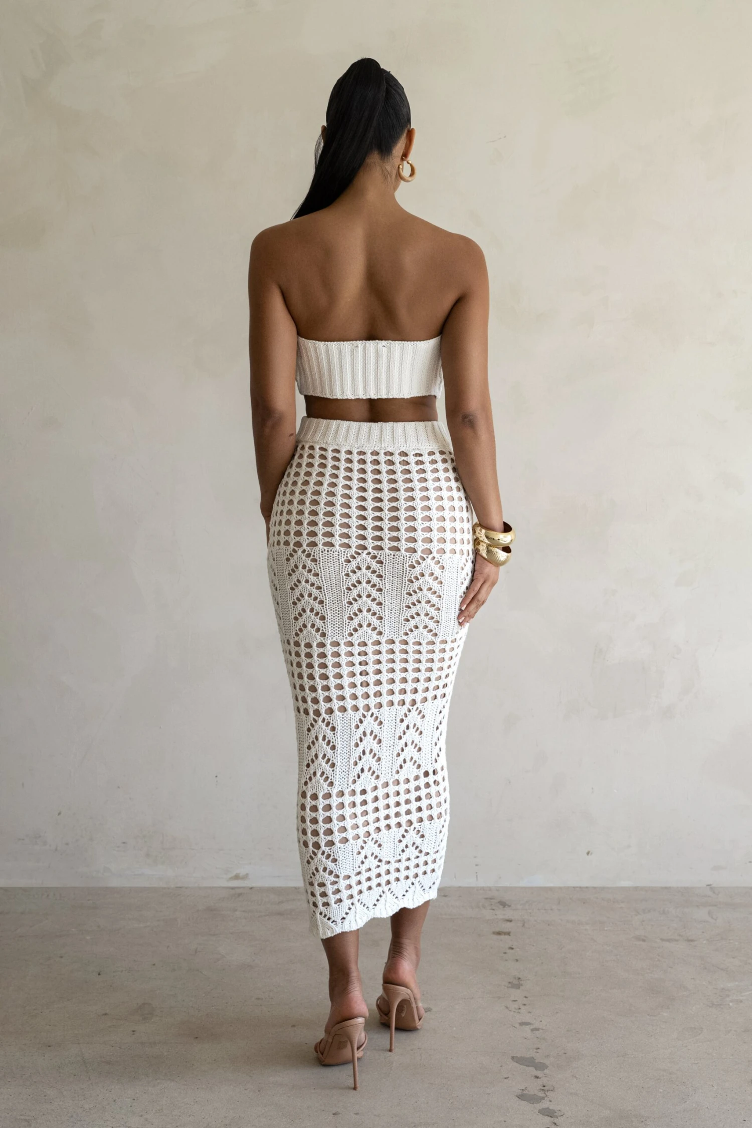 Ivory Caribbean Skies Skirt Set - Image 12