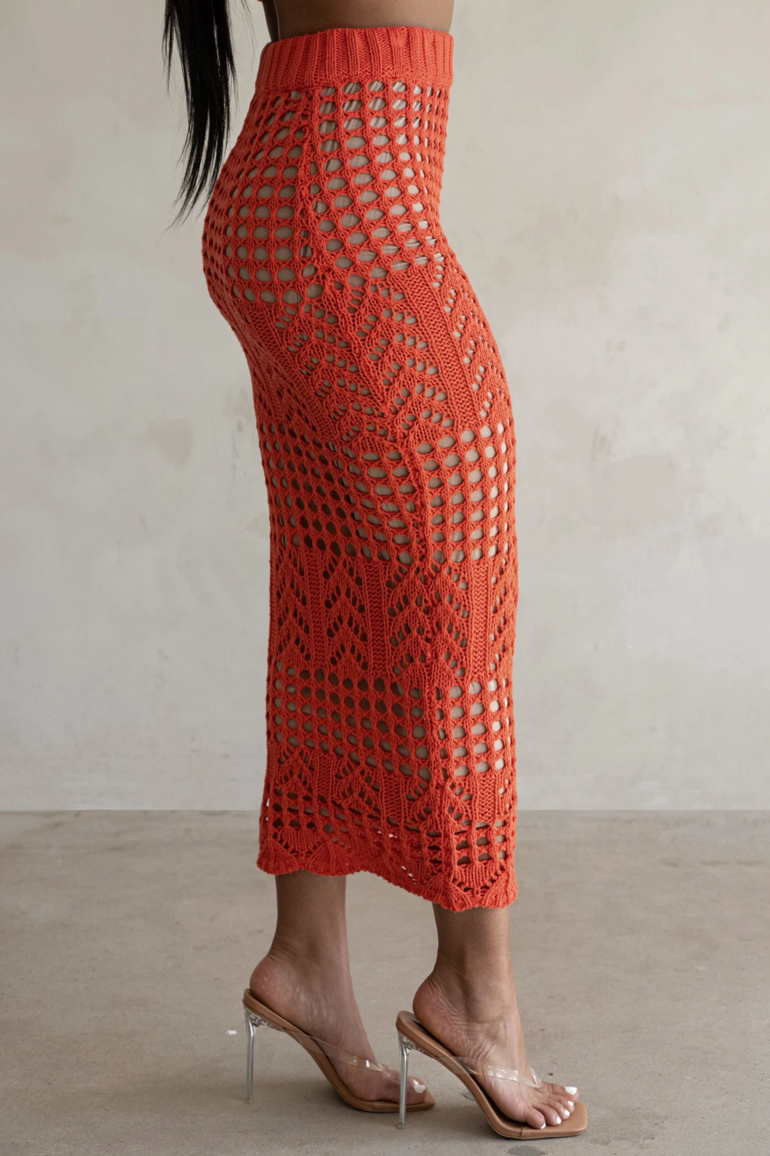 Coral Caribbean Skies Skirt Set - Image 11