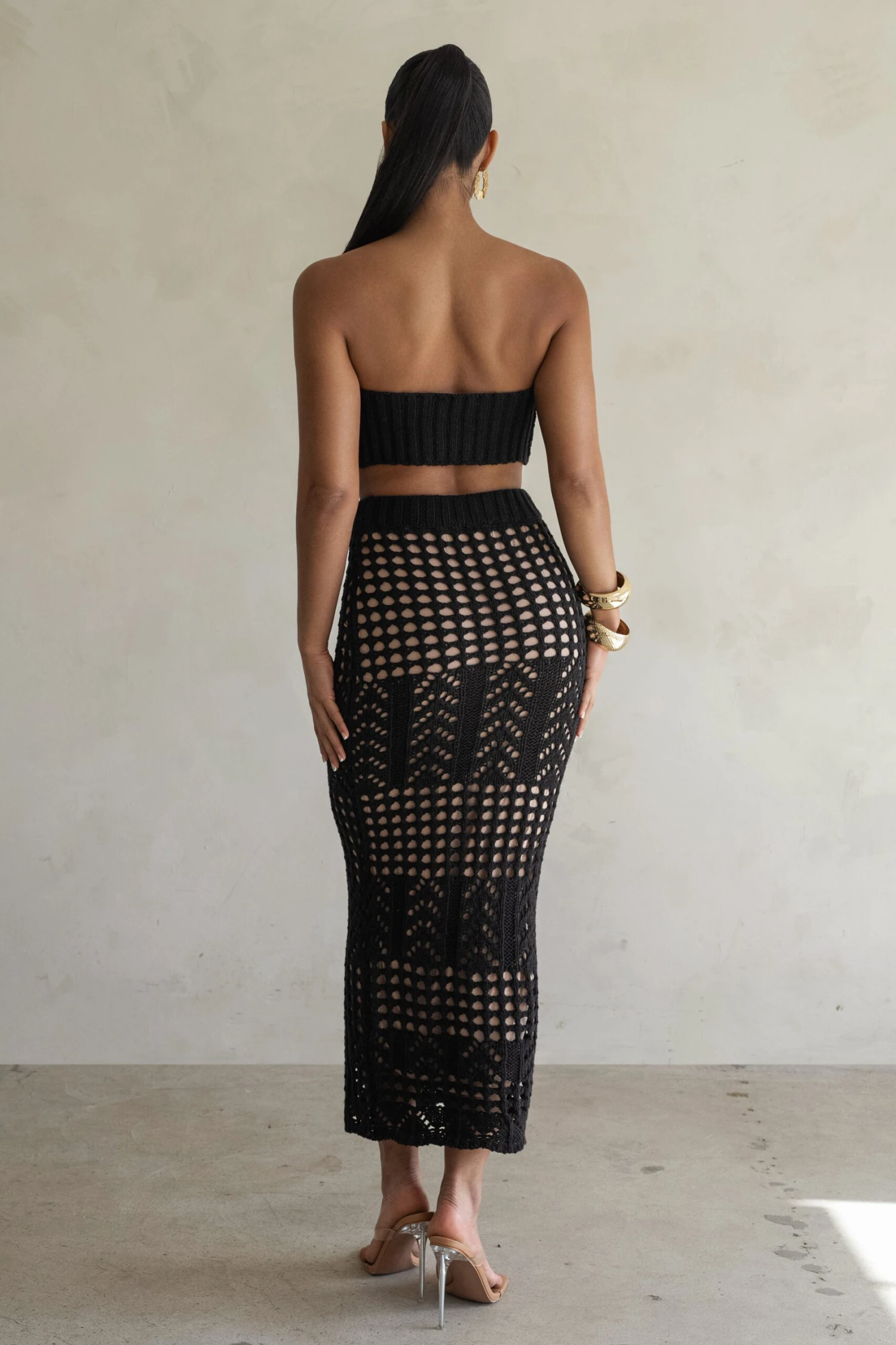 Black Caribbean Skies Skirt Set - Image 9