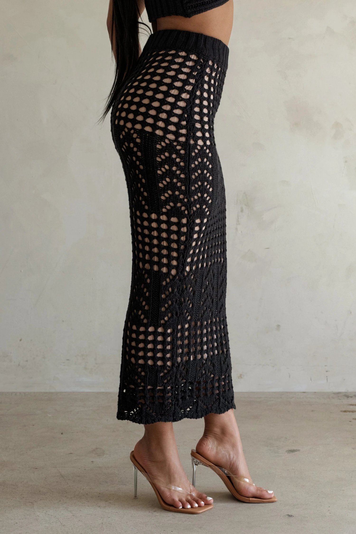 Black Caribbean Skies Skirt Set - Image 8