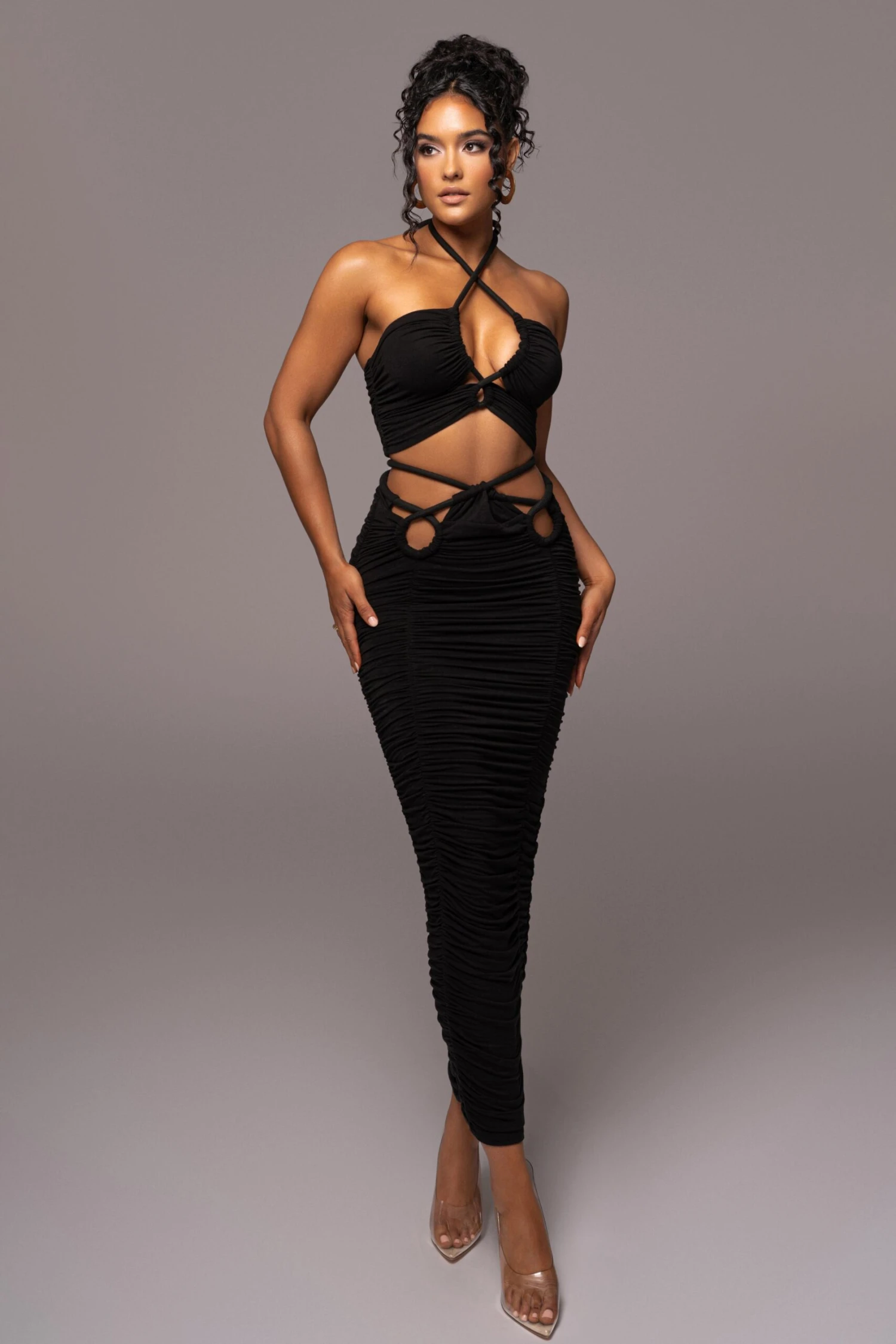 Black Go The Distance Skirt Set - Image 4