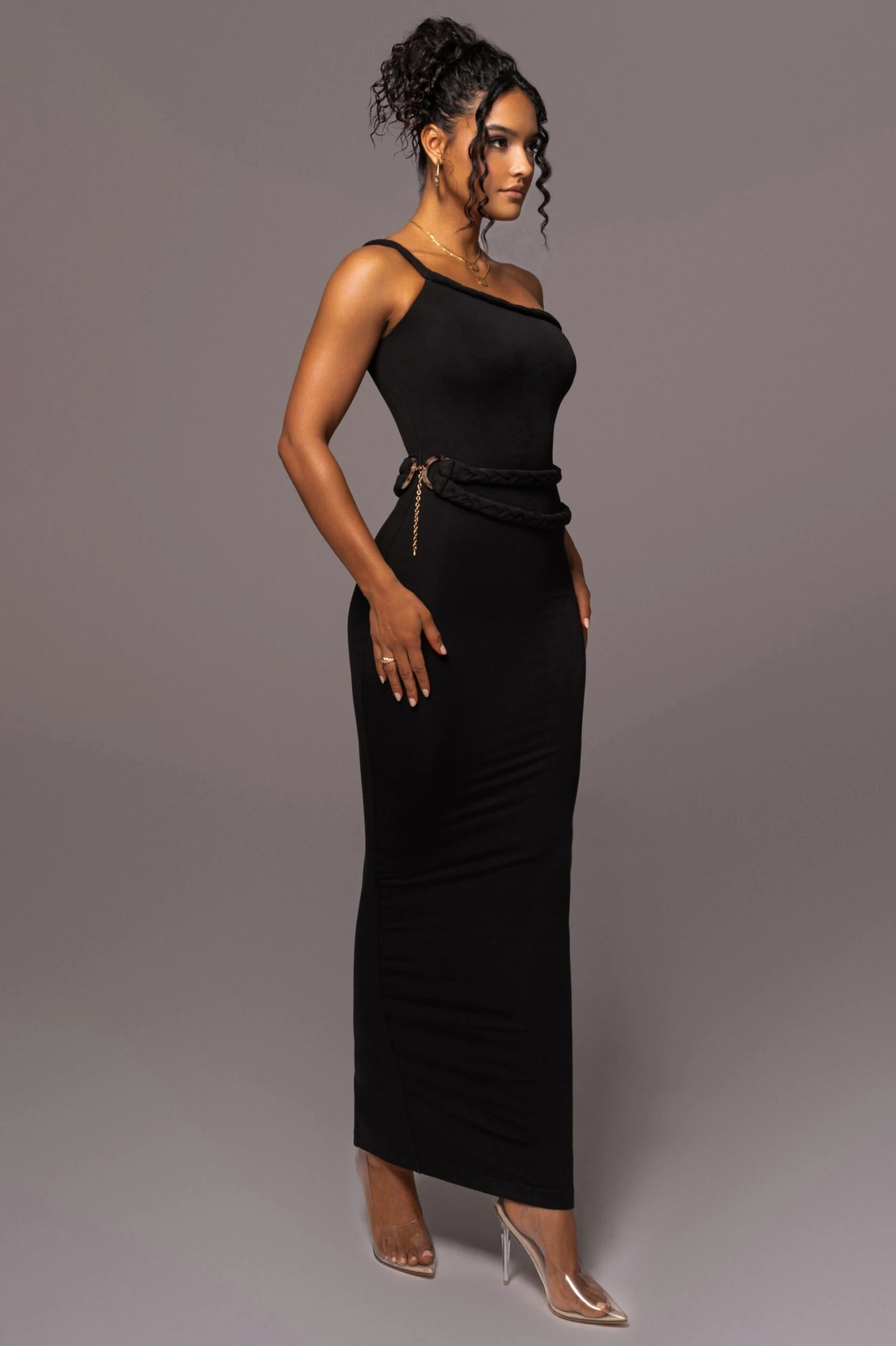 Black One Of One Maxi Dress - Image 10