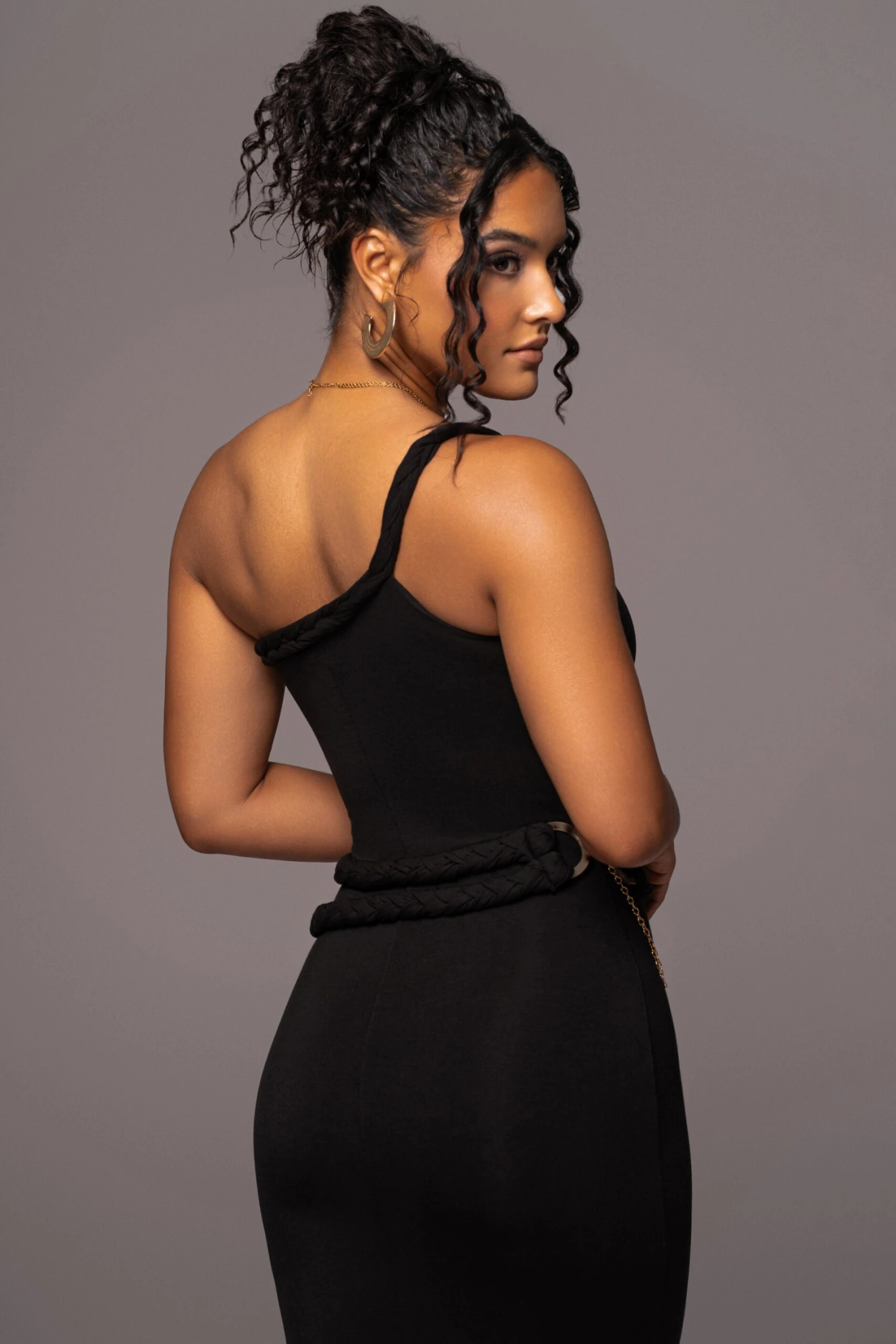 Black One Of One Maxi Dress - Image 8