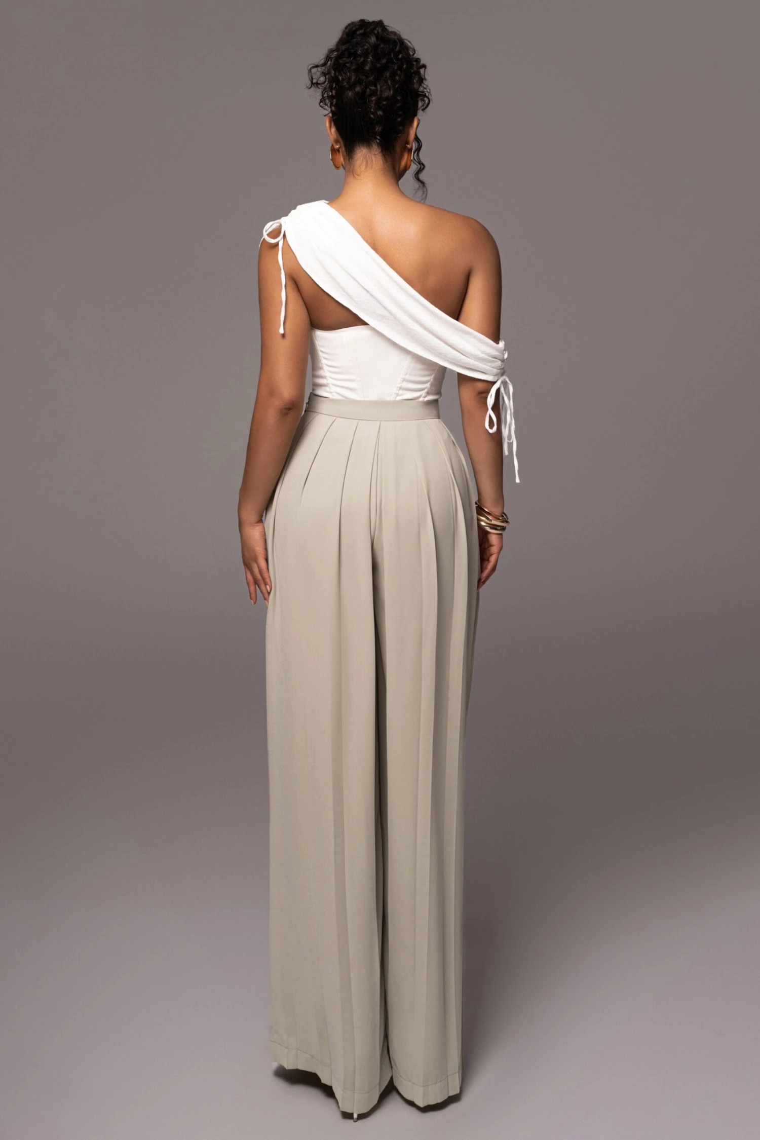 Sage Josette Wide-Leg Pleated Pants - Image 11