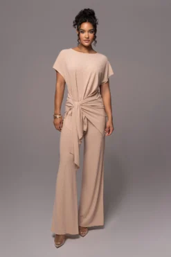 Tan Chase The Sun Two-Piece Set