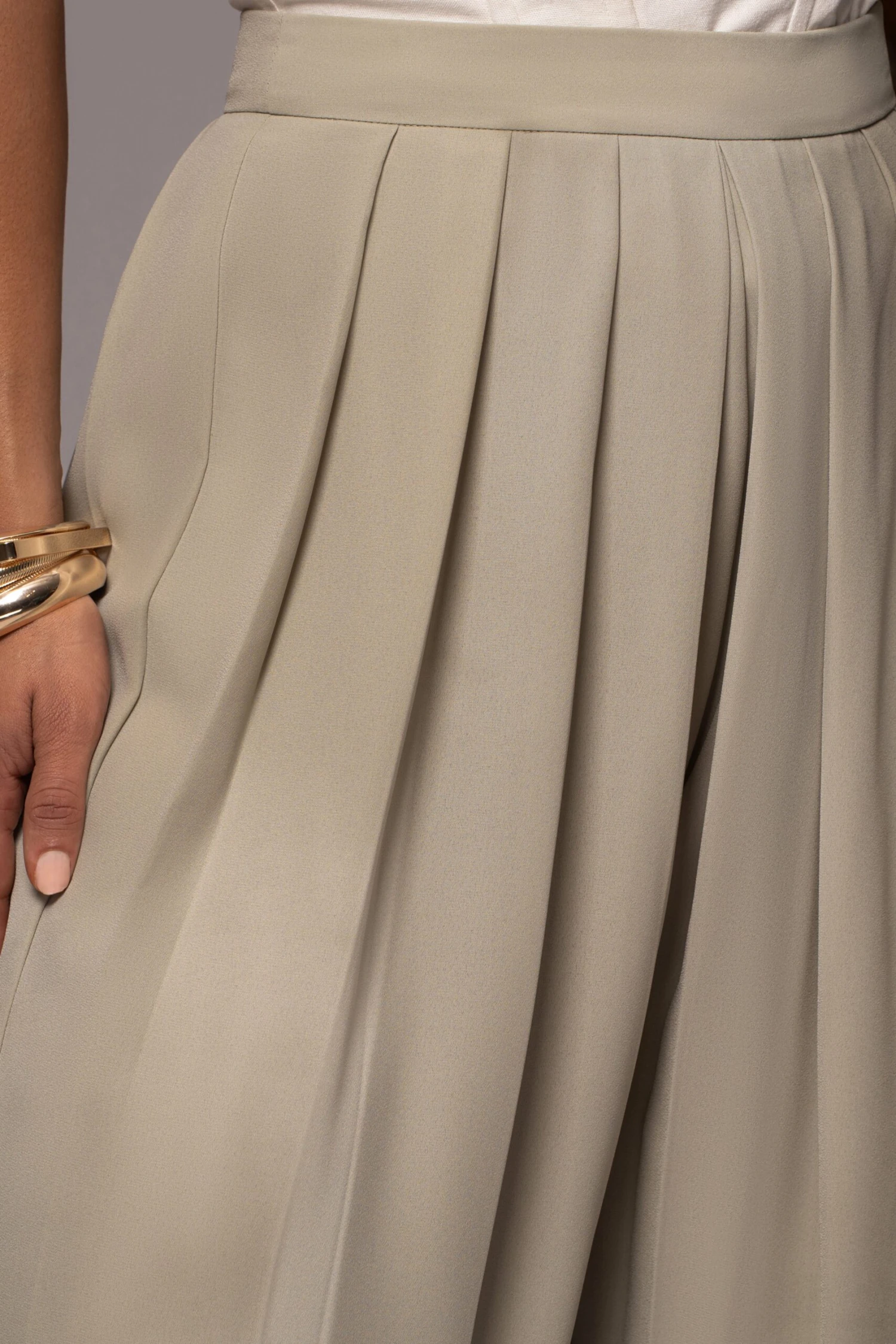 Sage Josette Wide-Leg Pleated Pants - Image 12