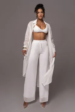 White Pacific 2-Piece Pant Set