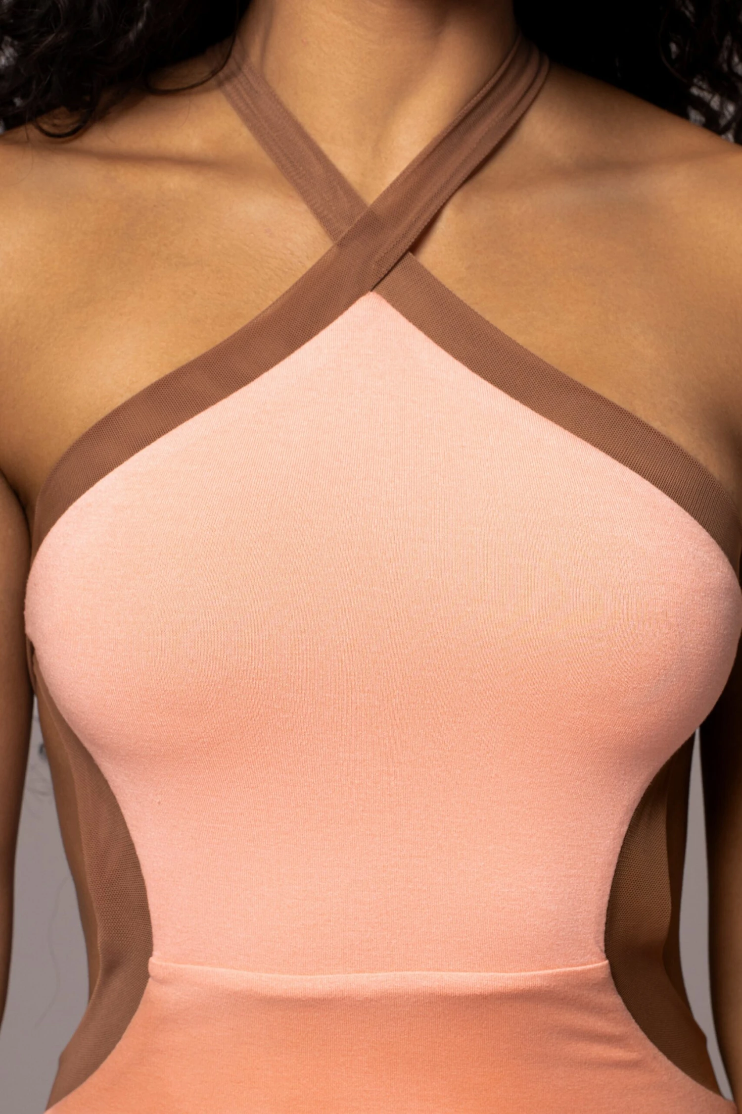 Peach Nights In Milan Maxi Dress - Image 8