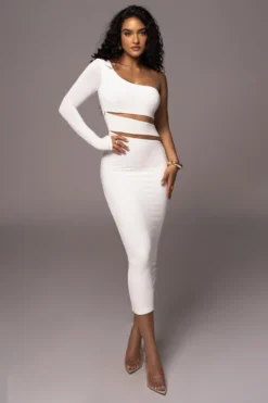 Ivory Chase The Night One Shoulder Dress