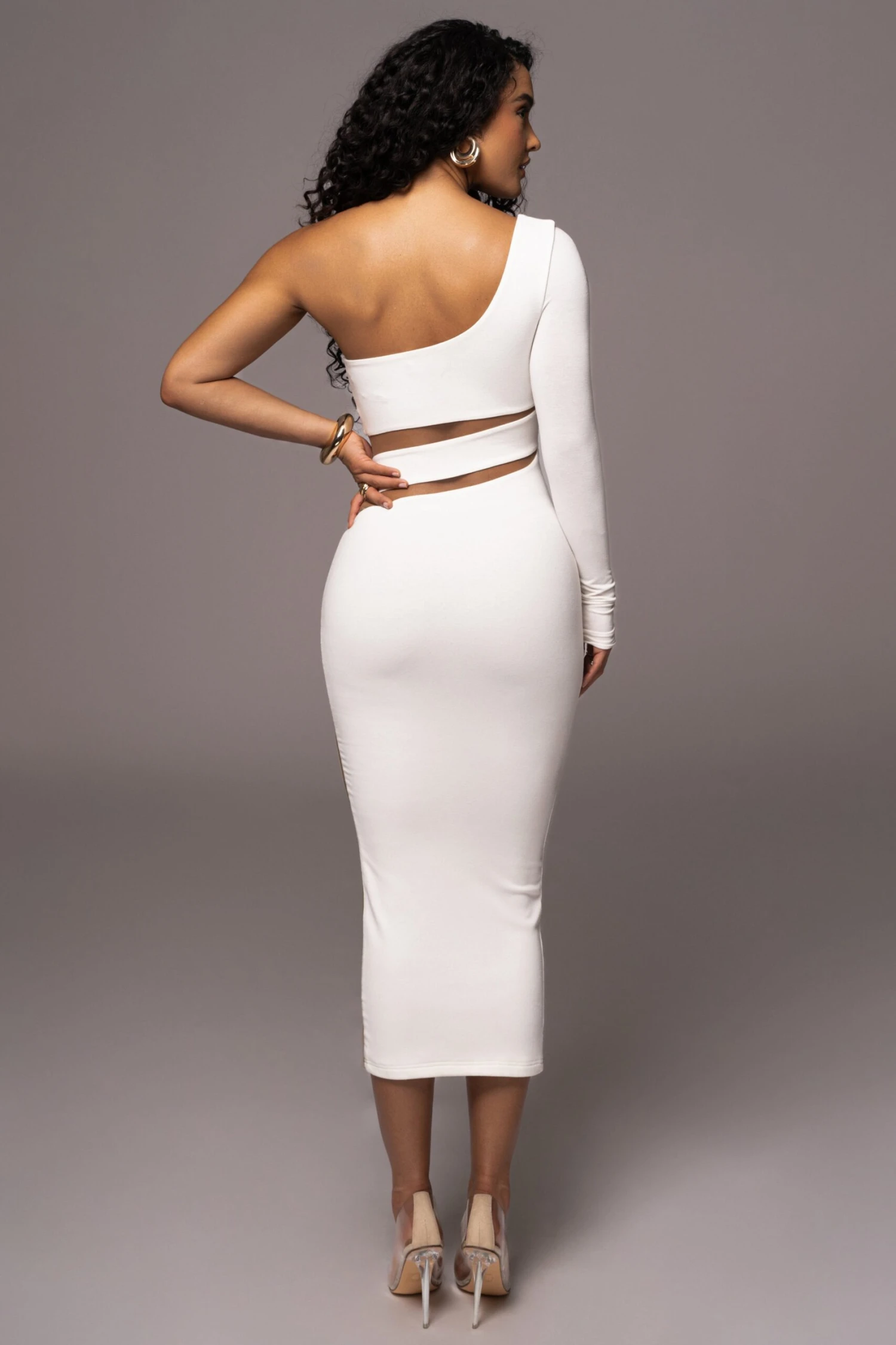 Ivory Chase The Night One Shoulder Dress - Image 12