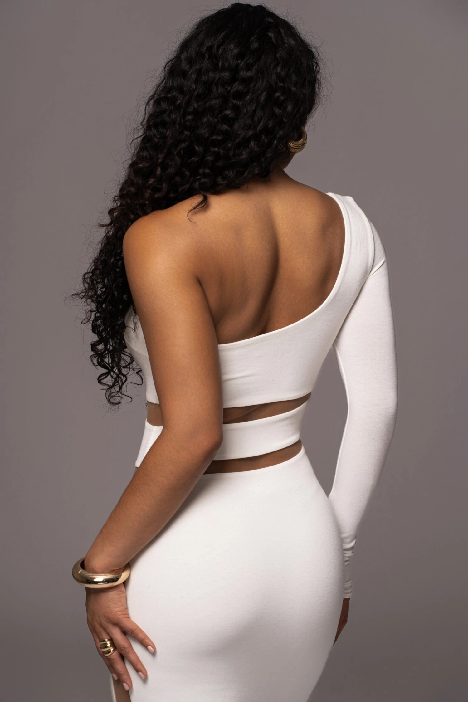 Ivory Chase The Night One Shoulder Dress - Image 10