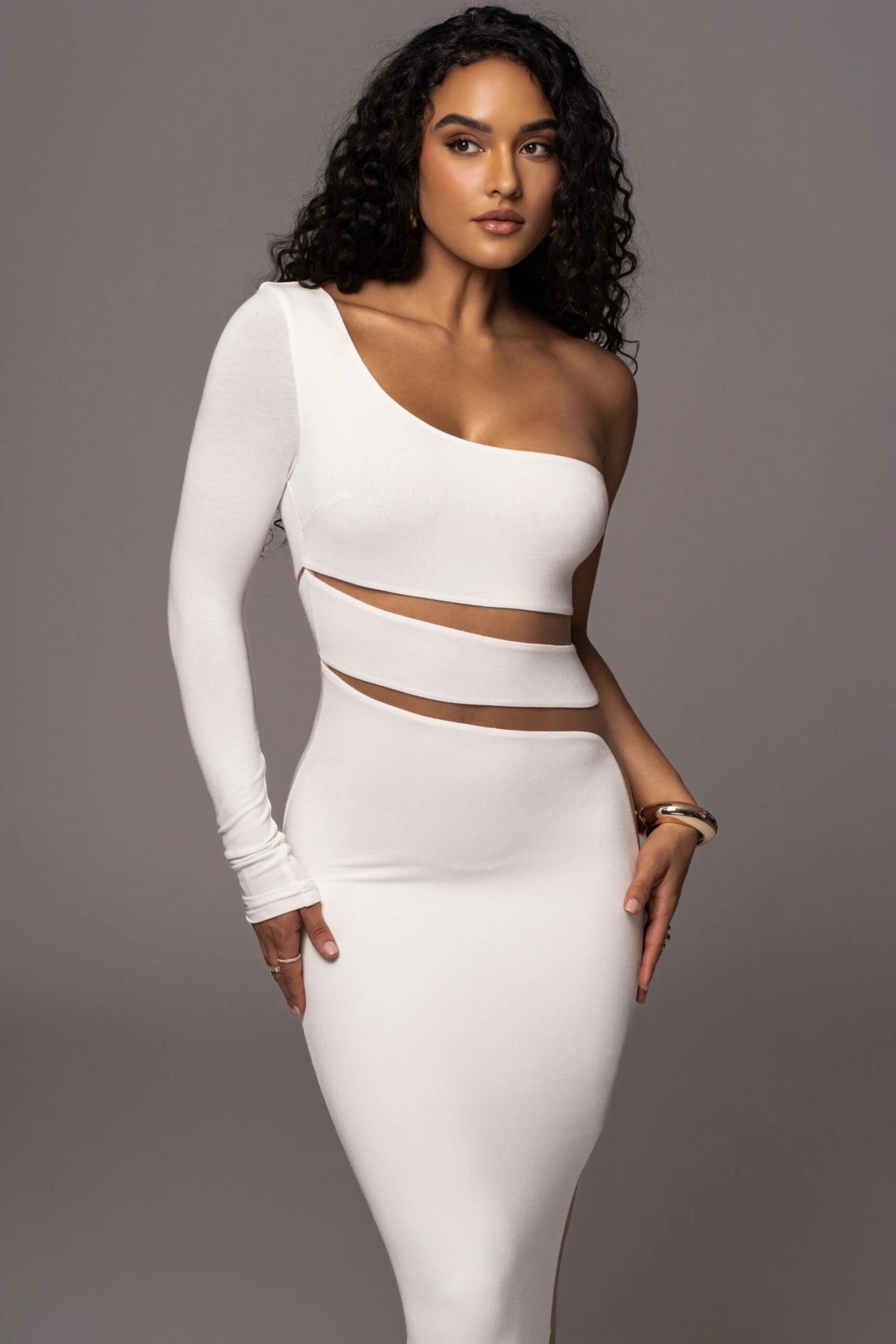 Ivory Chase The Night One Shoulder Dress - Image 5