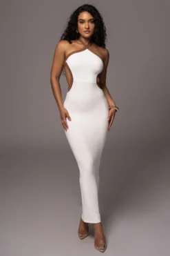 Ivory Nights In Milan Maxi Dress