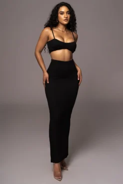 Black Fiji 2-Piece Skirt Set