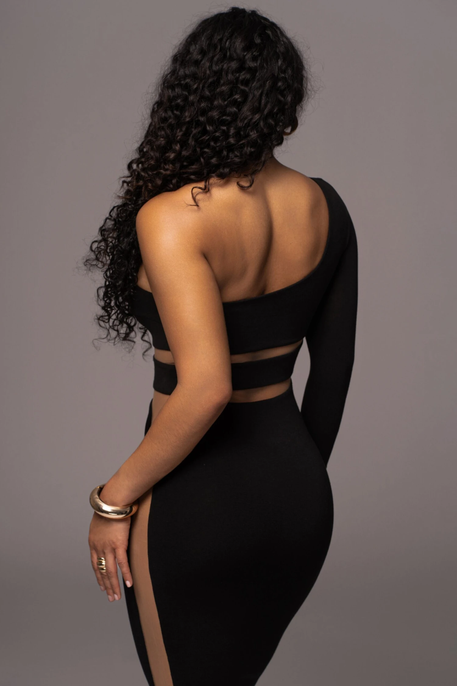 Noir Chase The Night One Shoulder Dress - Image 19