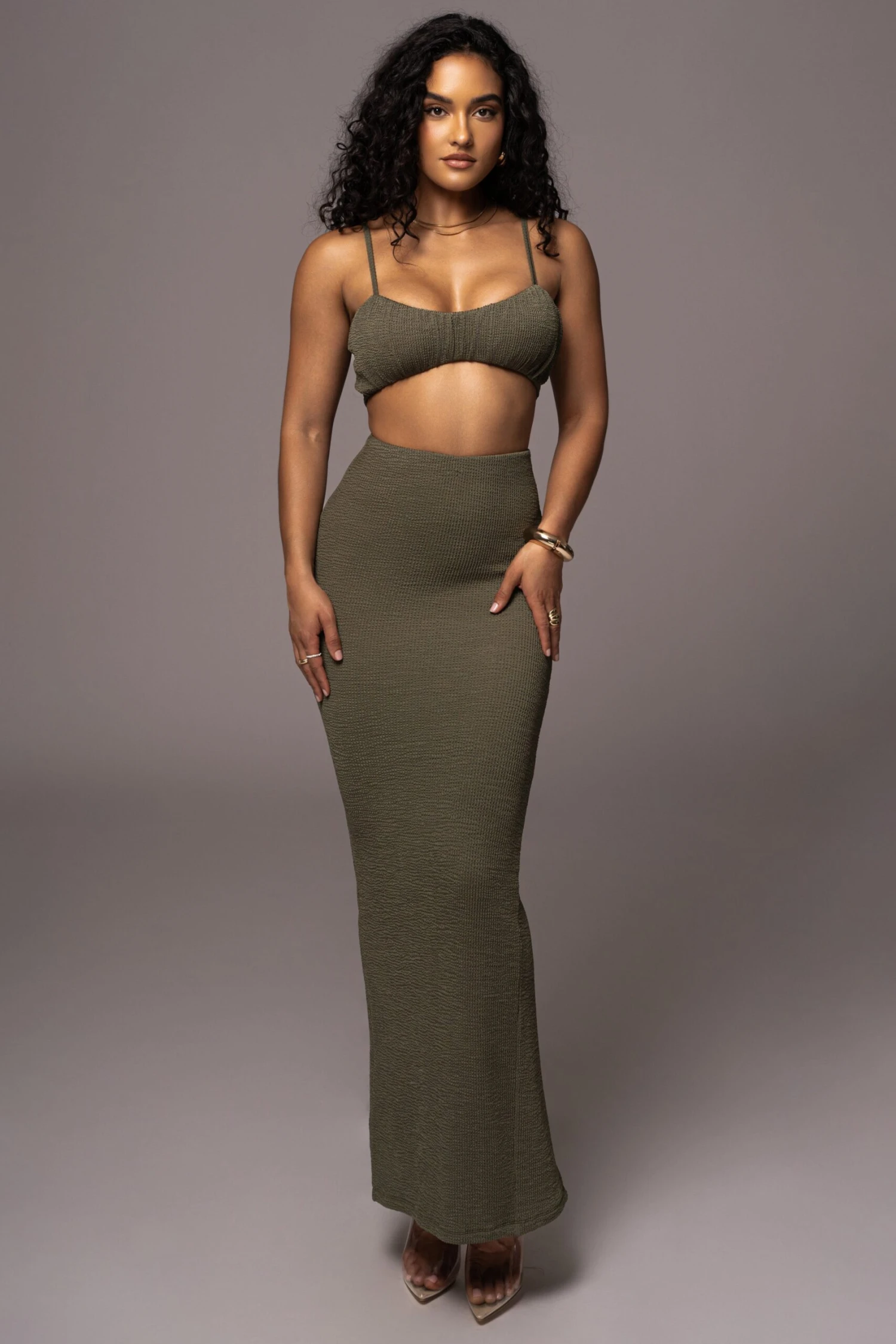 Olive Fiji 2-Piece Skirt Set - Image 3