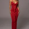 Red Rosalinda Maxi Dress