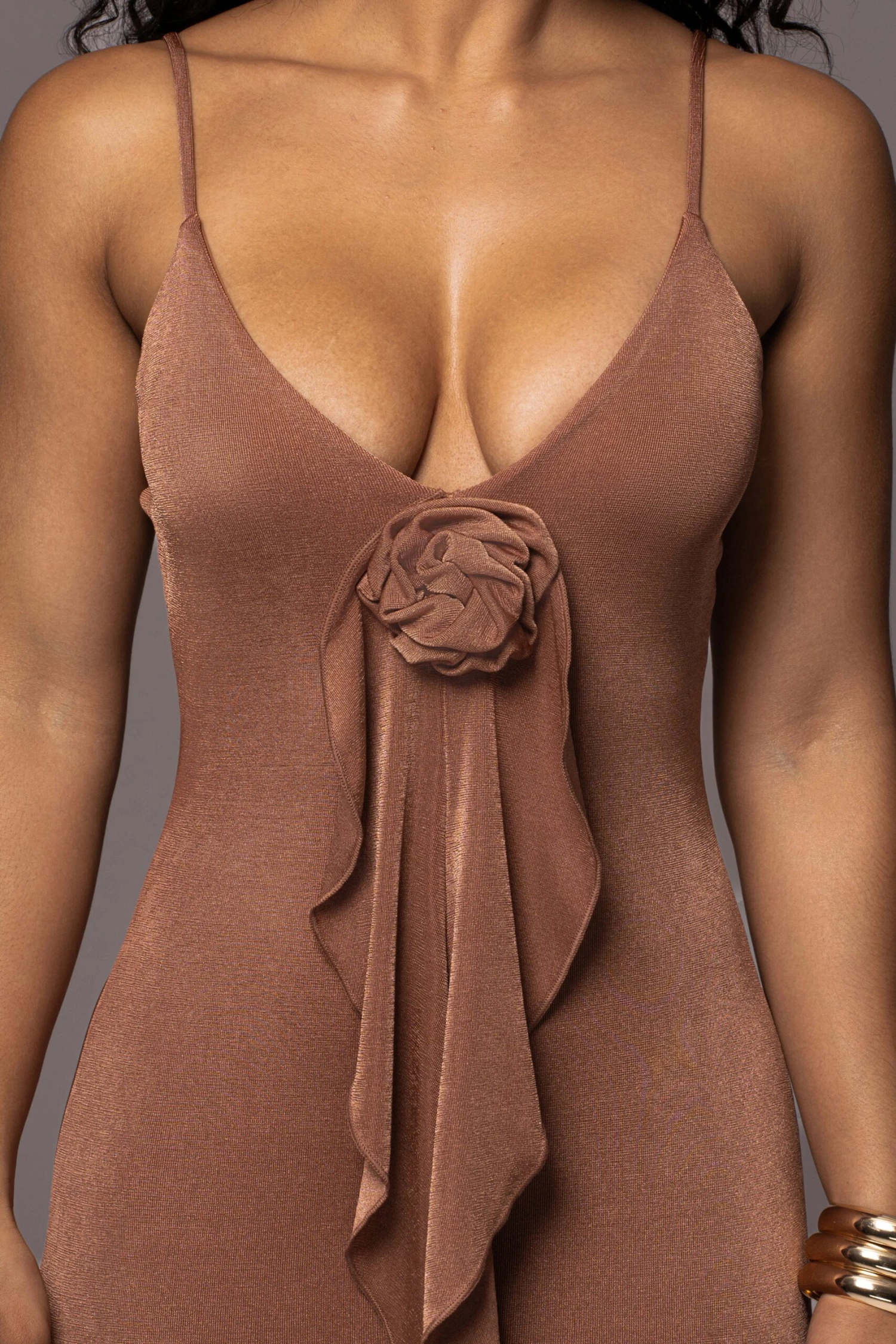 Tan Rosalinda Maxi Dress - Image 12