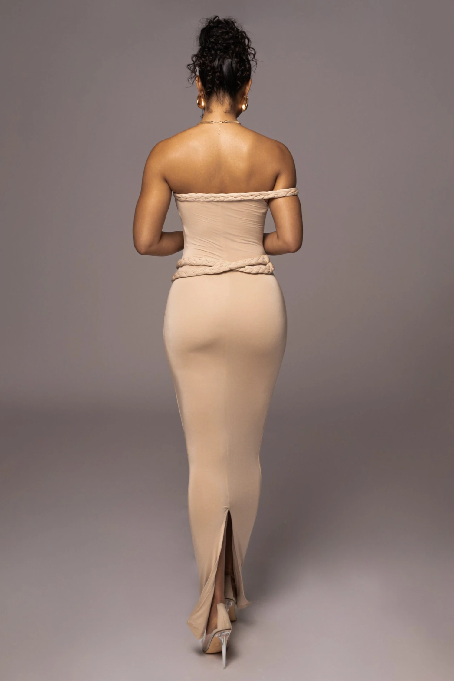 Tan One Of One Maxi Dress - Image 7