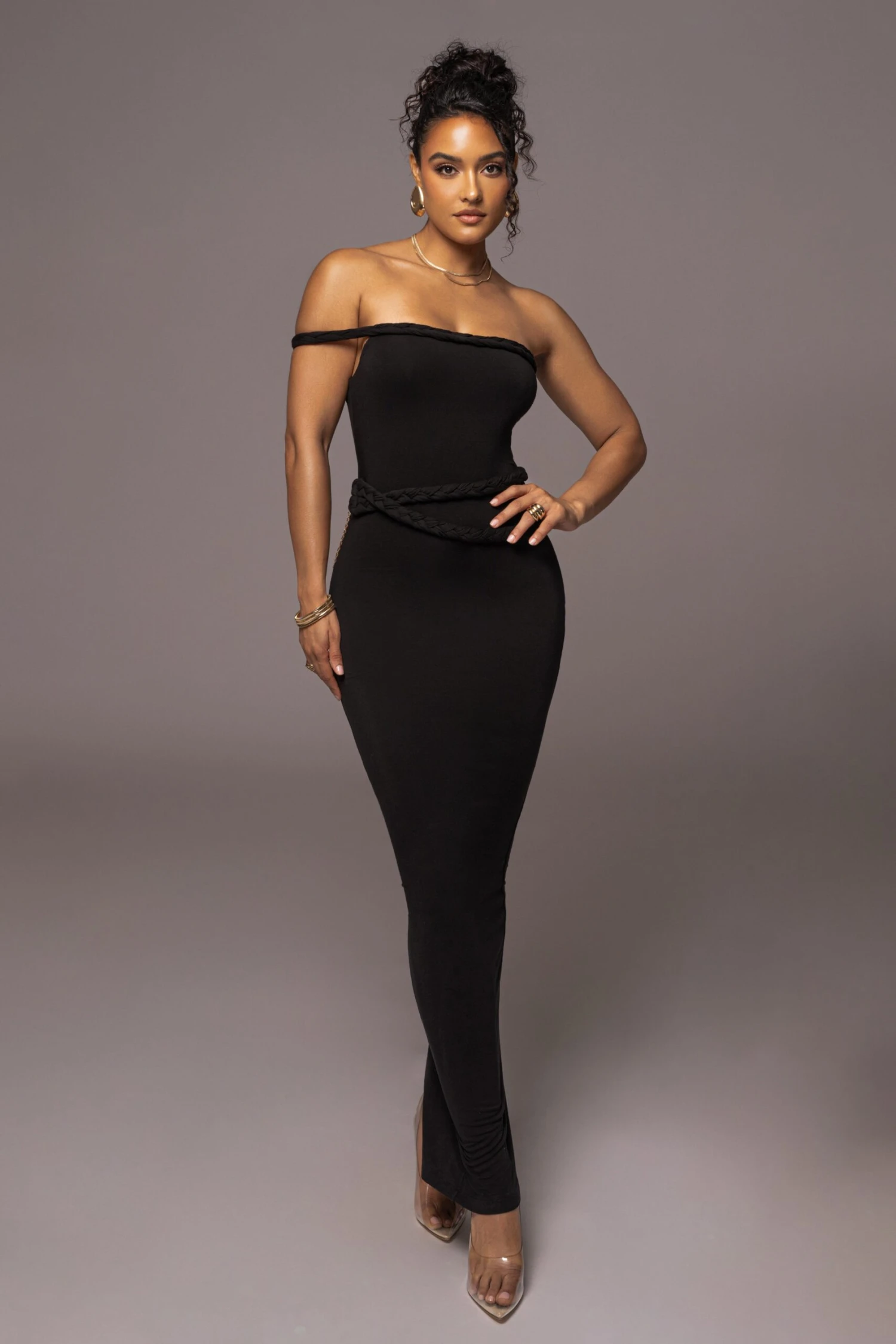 Black One Of One Maxi Dress - Image 2