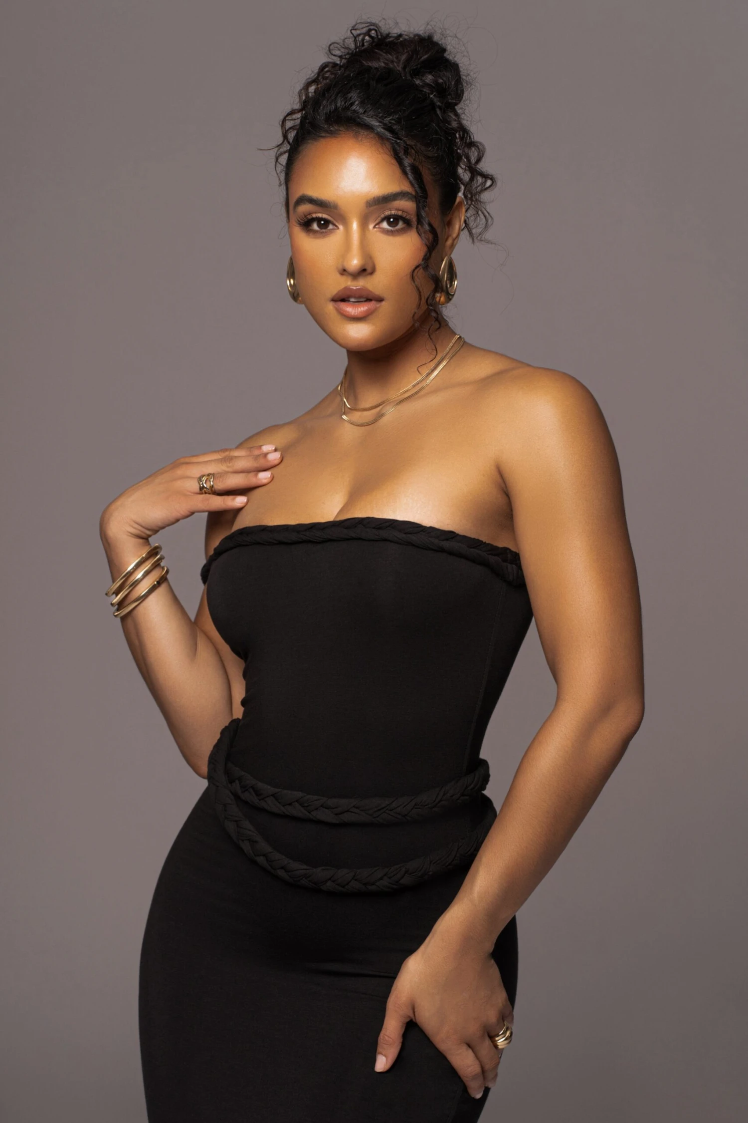 Black One Of One Maxi Dress - Image 4