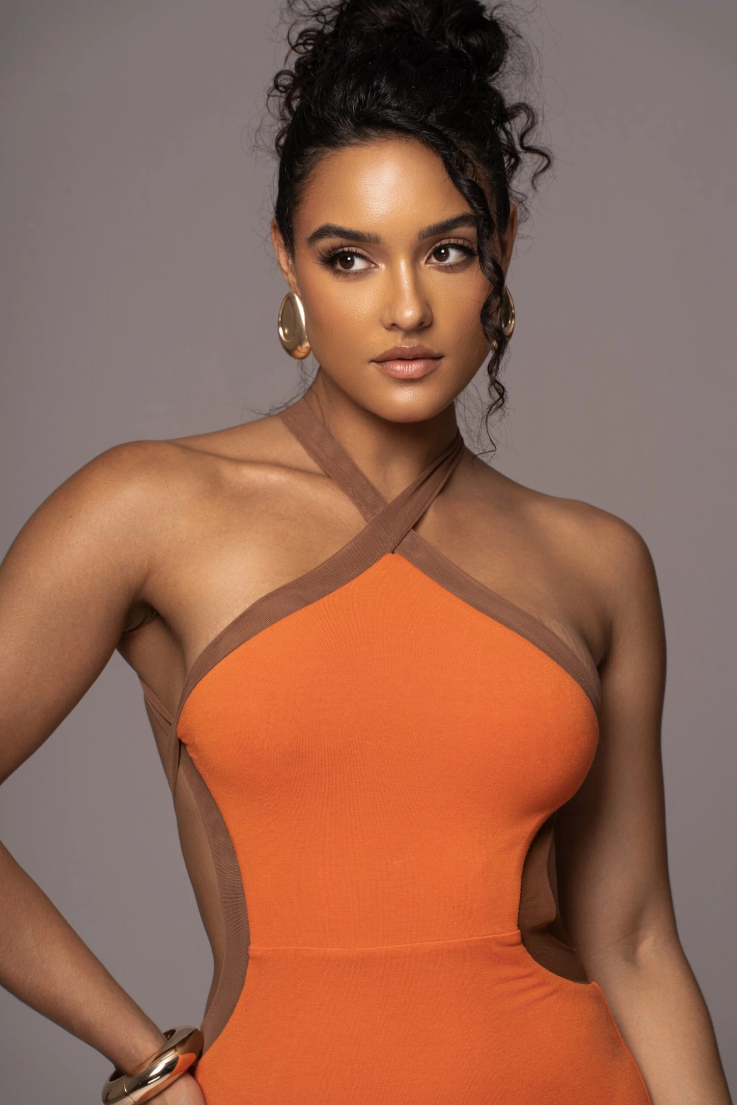 Orange Nights In Milan Maxi Dress - Image 6