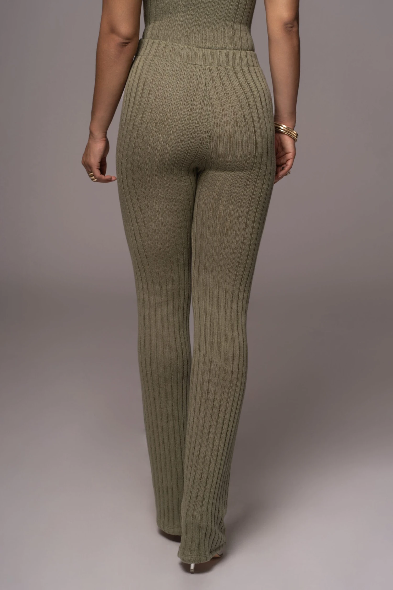 Olive Better Together Ribbed Pants - Image 7